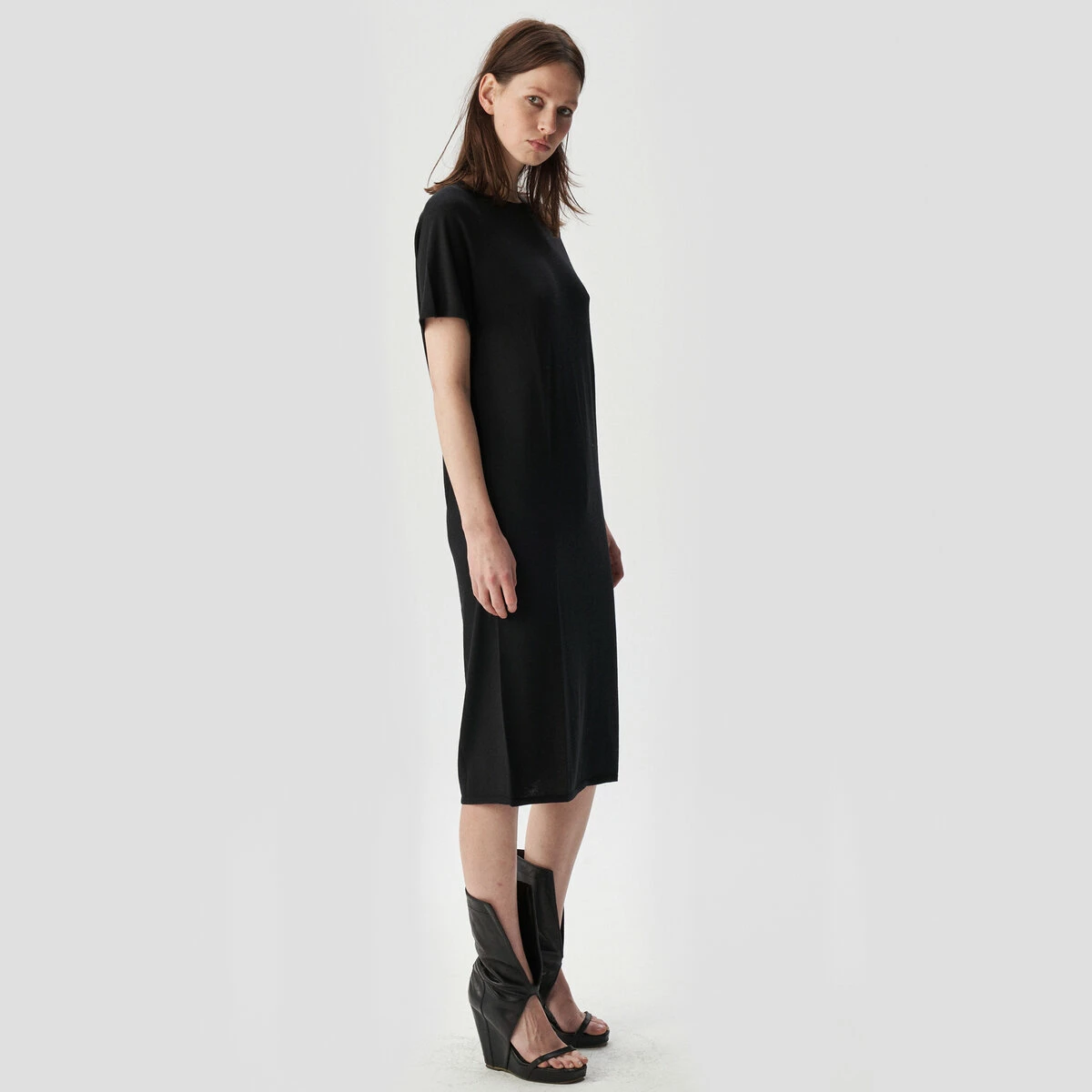 So Good To Wear Oversized T-Shirt Dress In Black 3 So Good To Wear Oversized T-Shirt Dress In Black - Image 3