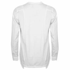 Comme Des Garçons BLACK Crew Neck Long Sleeve Shirt White In White