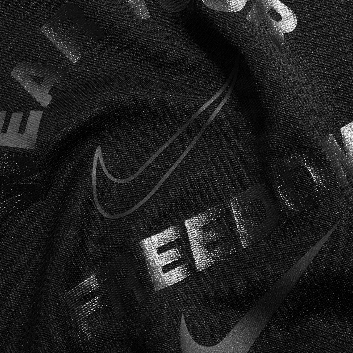 Comme Des Garçons BLACK Nike X COMME Des GARÇONS BLACK Tonal Print T-Shirt In Black 3 Comme Des Garçons BLACK Nike X COMME Des GARÇONS BLACK Tonal Print T-Shirt In Black - Image 3