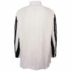 Comme Des Garçons BLACK Striped Double-Sleeve Blazer In White / Black