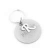Raf Simons RS Parade Silver Medallion Earring In Silver