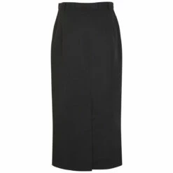 Raf Simons Button Front Bow Detail Pencil Skirt In Black