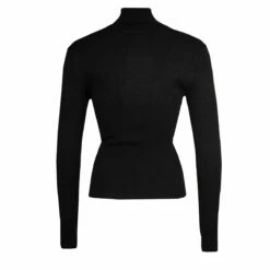 Jean Paul Gaultier Open-Worked Knit Sweater In Black 6 Jean Paul Gaultier Open-Worked Knit Sweater In Black -Hervia Shop hervia.com 22 09 f pl022 m035 top col. 00 black 1669038856back sweater