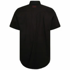 Raf Simons Short-Sleeved Shirt With Polka Dot Print In Black