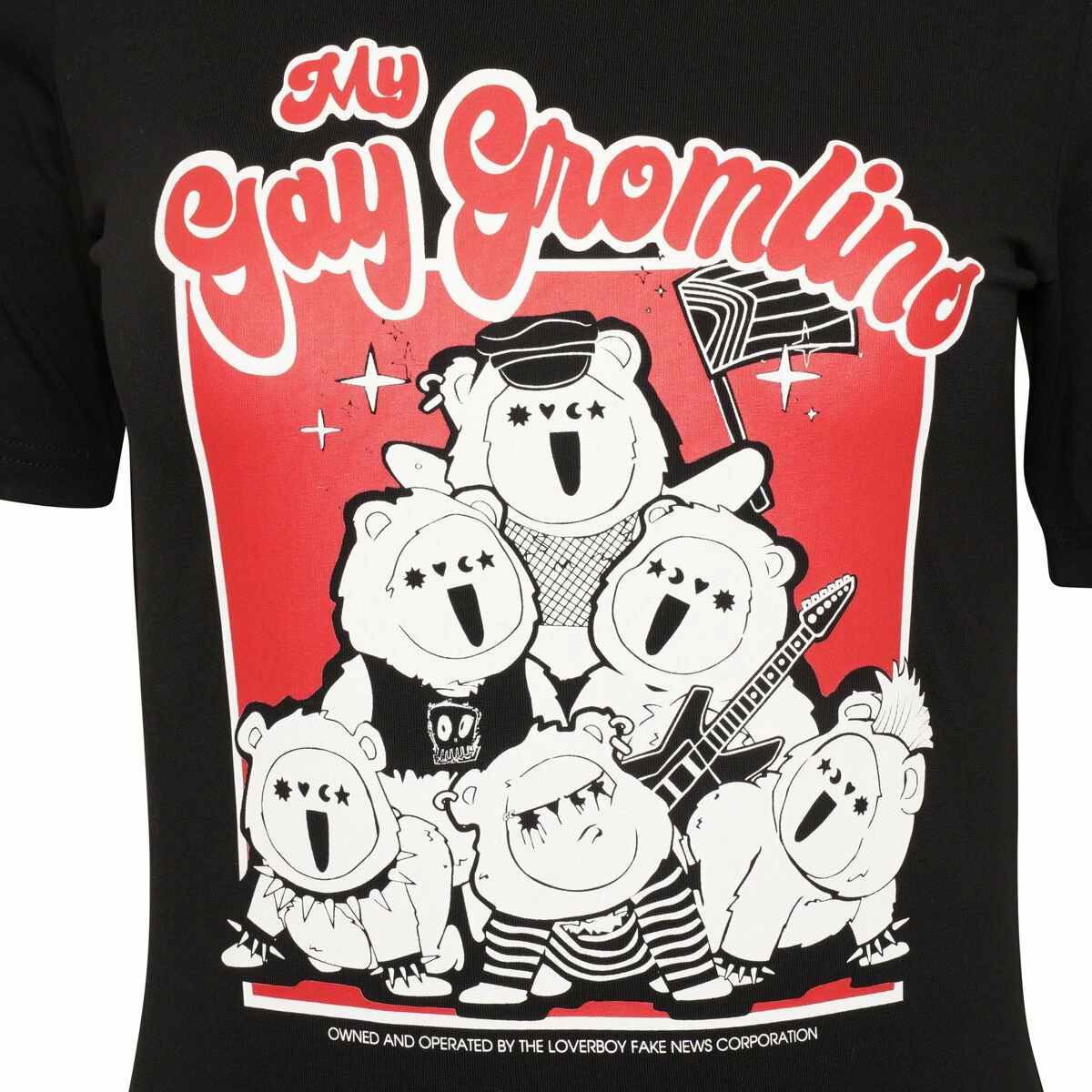 Charles Jeffrey LOVERBOY Baby Tee Dress In Black 2 Charles Jeffrey LOVERBOY Baby Tee Dress In Black - Image 2