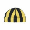Charles Jeffrey LOVERBOY Striped Ears Beanie In Black/yellow Y-3
