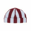 Charles Jeffrey LOVERBOY Striped Ears Beanie In Burgundy