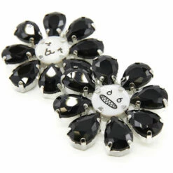 Charles Jeffrey LOVERBOY Crazy Daizy Earrings In Black