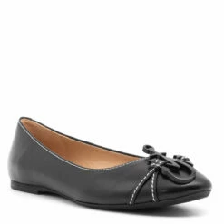 JW Anderson JWA Anchor Ballet Flat Shoes In Black -Hervia Shop hervia.com anw36007a 14006 999 ballet flats black 1625675802tyt 0001 Layer 5