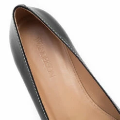 JW Anderson JWA Anchor Ballet Flat Shoes In Black -Hervia Shop hervia.com anw36007a 14006 999 ballet flats black 1625675813tyt 0005 Layer 1