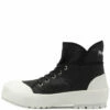 JW Anderson Lace-Up Duck Boots In Black