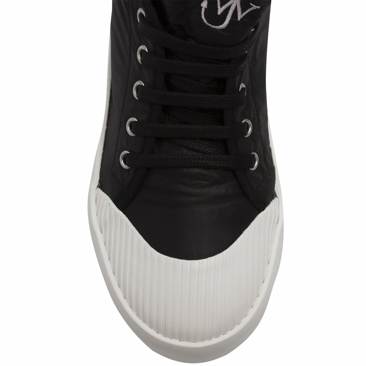 JW Anderson Lace-Up Duck Boots In Black 4 JW Anderson Lace-Up Duck Boots In Black - Image 4