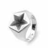 Shaun Leane Silver Star Signet Ring In Silver
