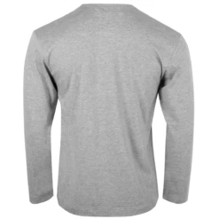 Comme Des Garçons PLAY T270 Red Heart Sketch Long Sleeved T-Shirt In Grey