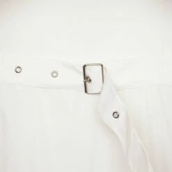 Charles Jeffrey LOVERBOY Belted Shirt In White -Hervia Shop hervia.com charles jeffrey loverboy 31070101 buckle shirt col. whte belted shirt 170014373431070101 2