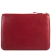 Comme Des Garçons Wallet SA5100 Classic Line Zip Pouch Red In Dark Red