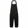 Comme Des Garçons BLACK Below-Knee Open-Back Dungarees In Black