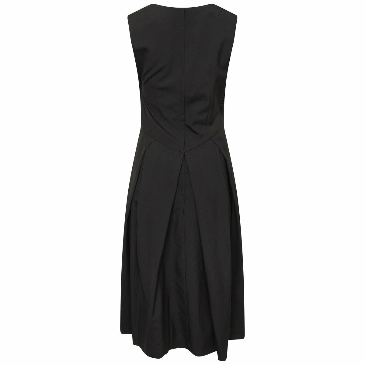 Comme Des Garçons BLACK Gabardine Wool Dress In Black 1 Comme Des Garçons BLACK Gabardine Wool Dress In Black