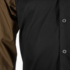 Comme Des Garçons BLACK Contrast Sleeve Shirt In Black -Hervia Shop hervia.com comme des gar ons black contrast sleeve shirt 159318691121799.2