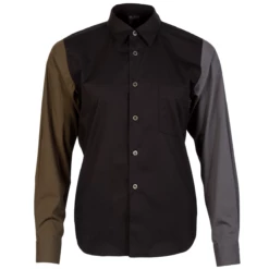 Comme Des Garçons BLACK Contrast Sleeve Shirt In Black