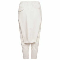 Comme Des Garçons BLACK Drop-Crotch Trousers In White