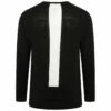Comme Des Garçons BLACK Striped Back Sweater In Black