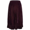 Comme Des Garçons Girl Velvet Frill Midi Skirt In Purple