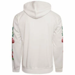 Comme Des Garçons Homme Plus Floral Detail Hoodie In White