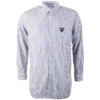 Comme Des Garçons PLAY B008 Black Heart Striped Shirt In 1
