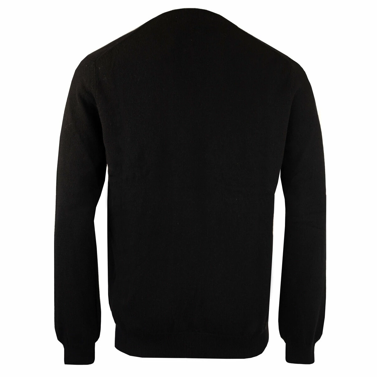 Comme Des Garçons PLAY Black Heart V-Neck Jumper In Black 2 Comme Des Garçons PLAY Black Heart V-Neck Jumper In Black - Image 2