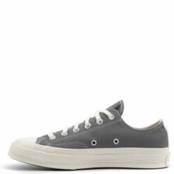 Comme Des Garçons PLAY K121 Converse Chuck Taylor Low Sneakers Grey In Grey