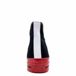 Comme Des Garçons PLAY K124 Converse Chuck Taylor Red Sole High Black In Black 5 Comme Des Garçons PLAY K124 Converse Chuck Taylor Red Sole High Black In Black -Hervia Shop hervia.com comme des gar ons play k124 converse chuck taylor red sole high 1651151903K124 Converse Chuck Taylor Red Sole High blk 2