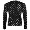 Comme Des Garçons PLAY N035 Polka Dot Jumper Black In 1