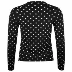 Comme Des Garçons PLAY N035 Polka Dot Jumper Black In 1