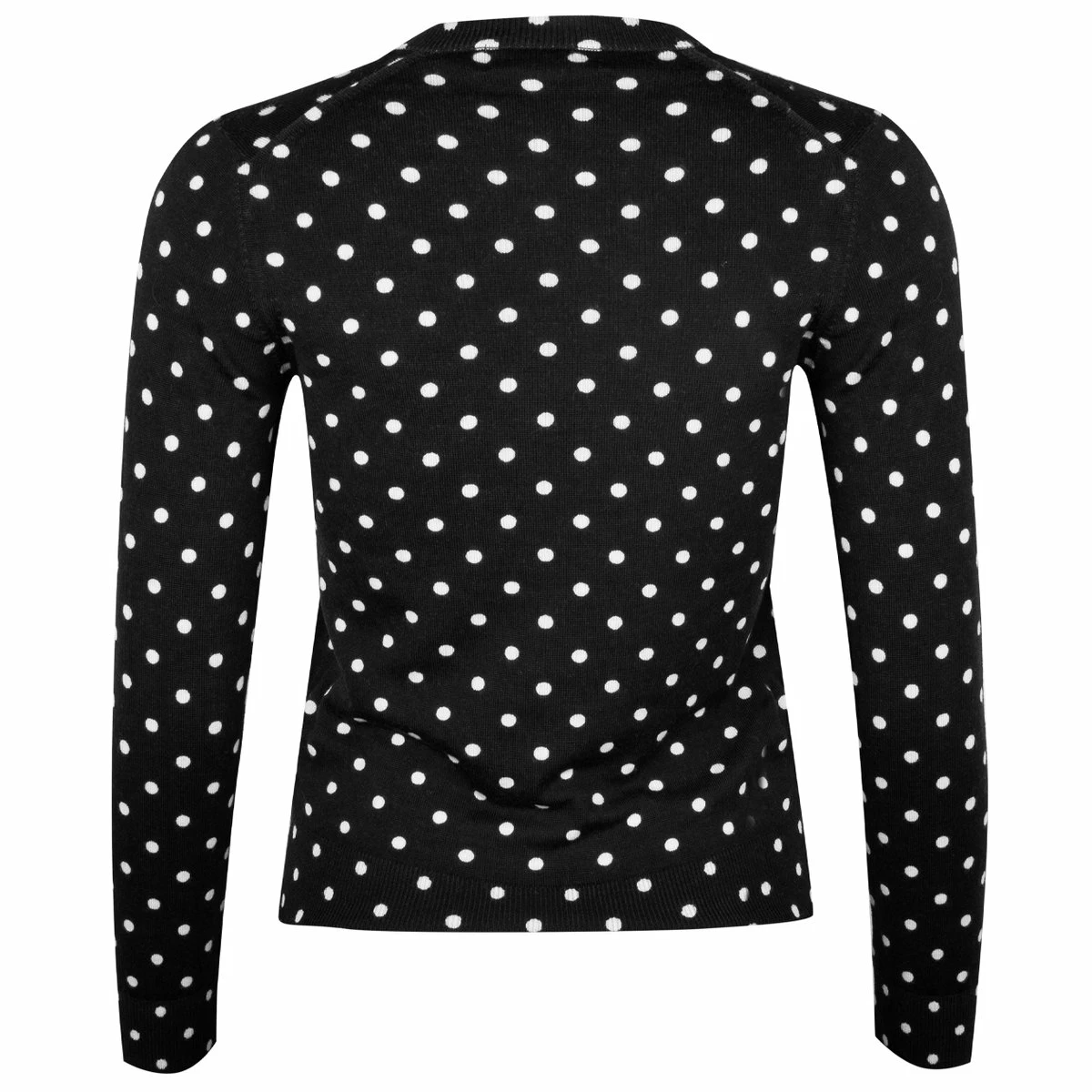 Comme Des Garçons PLAY N035 Polka Dot Jumper Black In 1 1 Comme Des Garçons PLAY N035 Polka Dot Jumper Black In 1