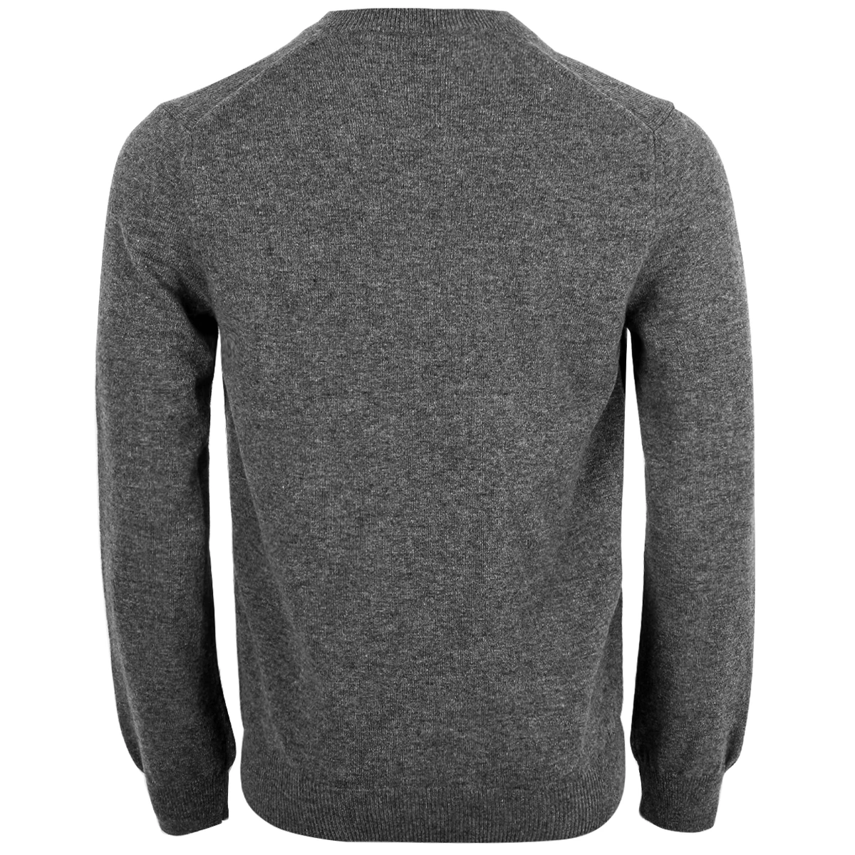 Comme Des Garçons PLAY N040 Small Red Heart V-Neck Jumper Grey In Grey 2 Comme Des Garçons PLAY N040 Small Red Heart V-Neck Jumper Grey In Grey - Image 2