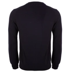 Comme Des Garçons PLAY N056 Two Heart Logo Jumper Navy In Navy