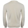 Comme Des Garçons PLAY N064 White Heart V-Neck Jumper Camel In Beige