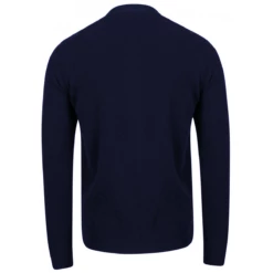 Comme Des Garçons PLAY N068 Red Heart Crew Neck Sweater Navy In Navy