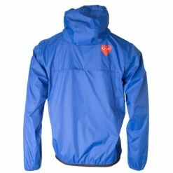 Comme Des Garçons PLAY Half Zip Jacket In Blue