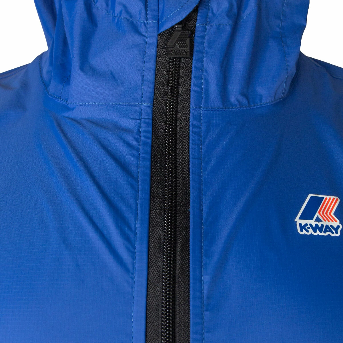 Comme Des Garçons PLAY Half Zip Jacket In Blue 3 Comme Des Garçons PLAY Half Zip Jacket In Blue - Image 3