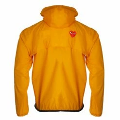 Comme Des Garçons PLAY Half Zip Jacket In Orange