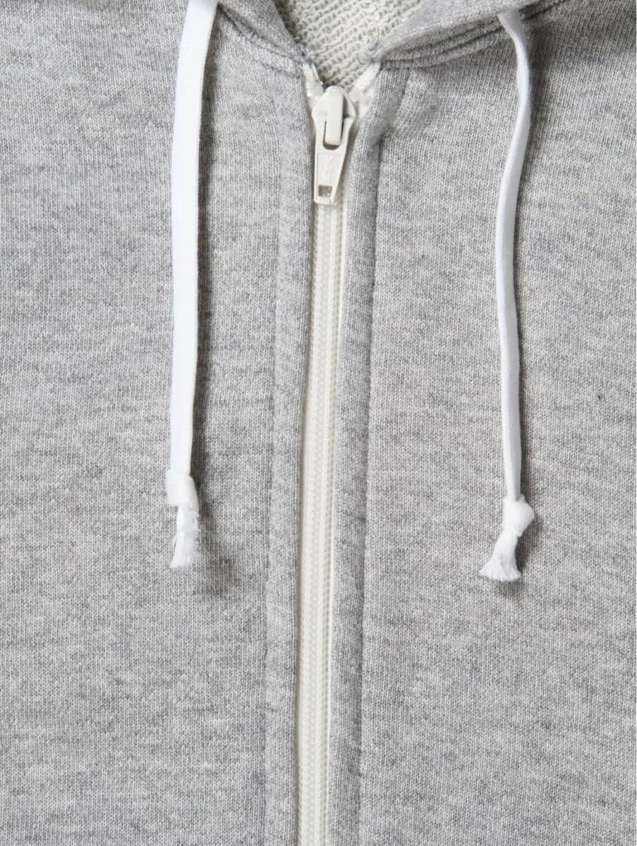 Comme Des Garçons PLAY Small Red Heart Hoodie In Grey 2 Comme Des Garçons PLAY Small Red Heart Hoodie In Grey - Image 2