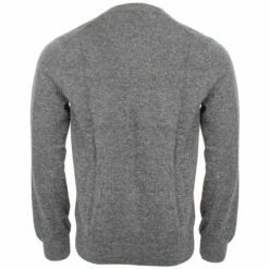 Comme Des Garçons PLAY Invader Heart Jumper In Grey