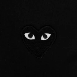 Comme Des Garçons PLAY T119 Black Heart T-Shirt Black In Black -Hervia Shop hervia.com comme des gar ons play t119 black heart t shirt black 1592299344PLAY 109.1