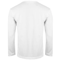 Comme Des Garçons PLAY T120 Black Heart Long Sleeve T-Shirt In White