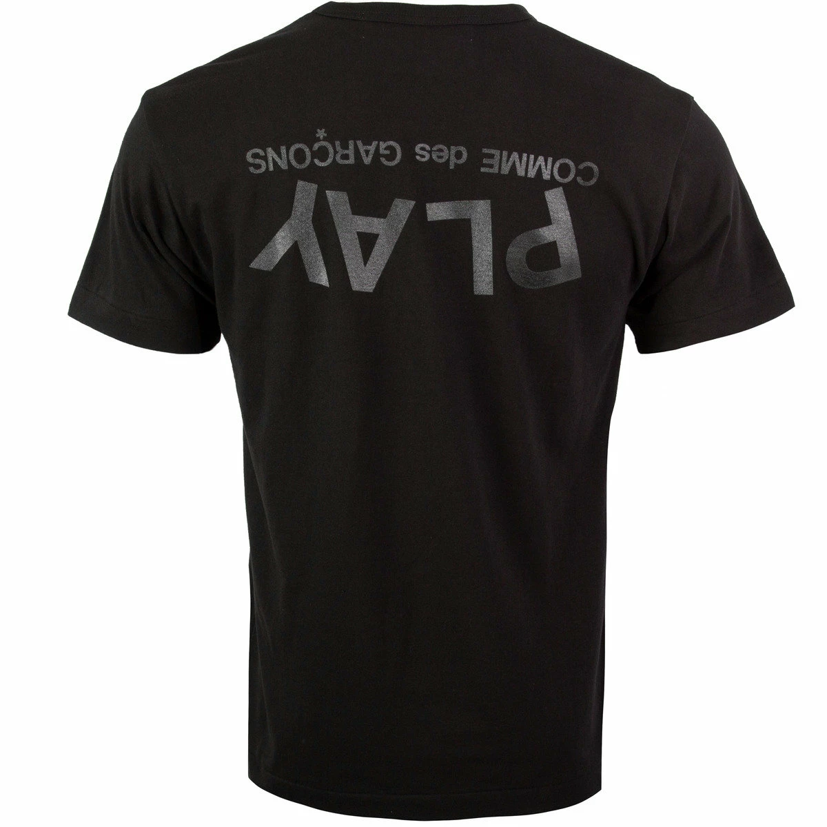 Comme Des Garçons PLAY T188 PLAY Logo T-Shirt Black In Black 2 Comme Des Garçons PLAY T188 PLAY Logo T-Shirt Black In Black - Image 2