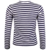 Comme Des Garçons PLAY T207 Little Red Heart Stripe T-Shirt In Navy/blue