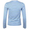 Comme Des Garçons PLAY T217 Red Heart Stripe T-Shirt Blue In Blue
