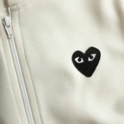 Comme Des Garçons PLAY T253 Black Heart Hoodie Ivory In Ivory 6 Comme Des Garçons PLAY T253 Black Heart Hoodie Ivory In Ivory -Hervia Shop hervia.com comme des gar ons play t253 black heart hoodie ivory 160752818416145.1